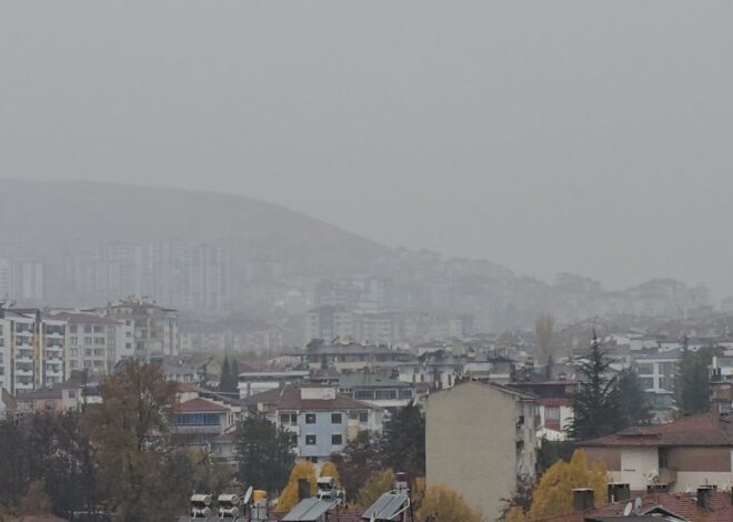 Elazığ’da yüksek kesimlerde sis etkili oldu